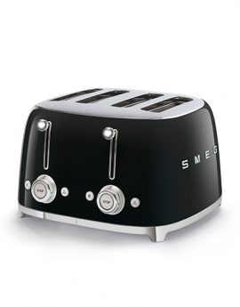 Smeg TSF03BLEU Tostadora 4 Rebanadas 2000W Negro
