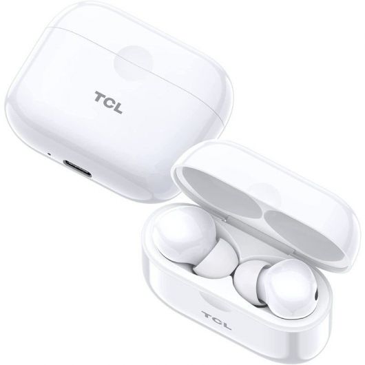 Auriculares Bluetooth TCL MoveAudio S108 con estuche de carga/ Autonomía 6h/ Blancos