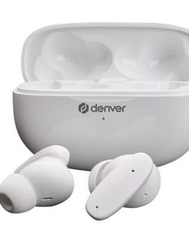 Auricular bluetooth Denver TWE-49ENC Blanco