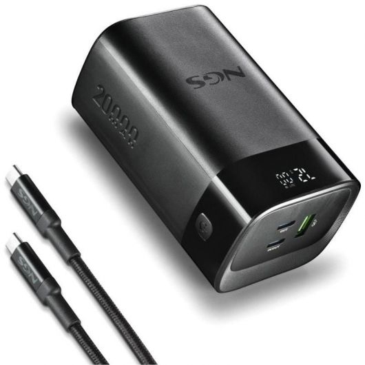 Powerbank 20000mAh NGS TWIX20/ 65W/ Compatible con Portátiles/ Negra 3 Powerbank 20000mAh NGS TWIX20/ 65W/ Compatible con Portátiles/ Negra