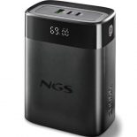 Powerbank 30000mAh NGS TWIX30/ 140W/ Compatible con Portátiles/ Negra