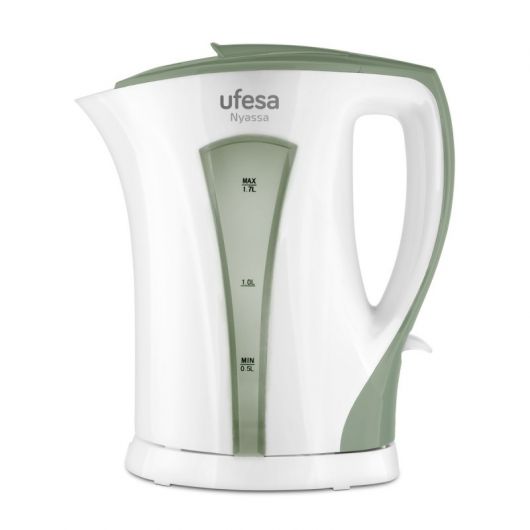 Ufesa Nyassa Tetera eléctrica 1.7L 2200W Verde/Blanco