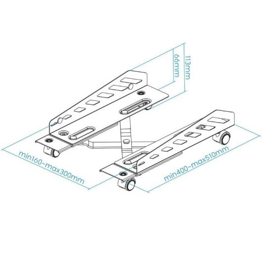Soporte para PC TooQ UMCS0024-B/ hasta 25kg 4 Soporte para PC TooQ UMCS0024-B/ hasta 25kg
