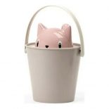 Cubo contenedor comida para gatos United Pets Rosa/Gris 2Kg