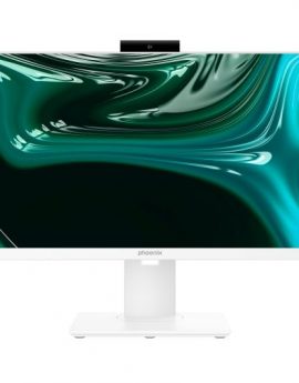 All in One Phoenix Unity 23.8' FHD ajustable altura y rotativo - webcam - intel i5 12400 - 16 GB DDR4 - 1TB SSD blanco