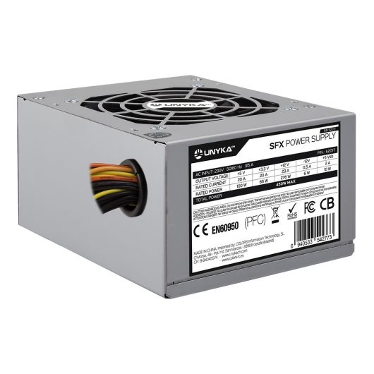 Fuente Alimentacion 450w Unyka 2sata 8cm Sfx 4 Fuente Alimentacion 450w Unyka 2sata 8cm Sfx