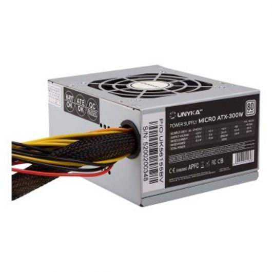 Fuente de Alimentacion Unykach Sfx 52002 300w 85% de Eficiencia Energetica Apfc Activo Ventilador 80mm Silencioso 4 Fuente de Alimentacion Unykach Sfx 52002 300w 85% de Eficiencia Energetica Apfc Activo Ventilador 80mm Silencioso