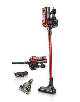 Haeger Venus Plus 800 Aspiradora vertical 2-in-1 stick vacuum 0.6L 600W Negro/Rojo