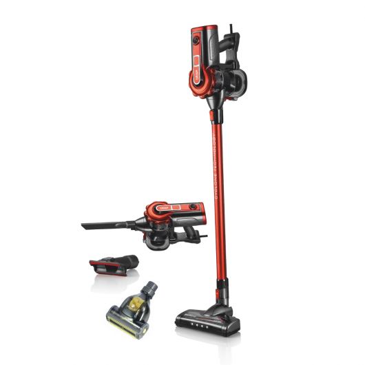 Haeger Venus Plus 800 Aspiradora vertical 2-in-1 stick vacuum 0.6L 600W Negro/Rojo