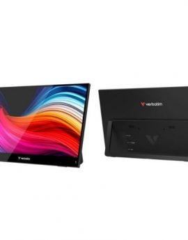 Monitor Portátil Táctil Verbatim Touch Light 14'/ Full HD/ Multimedia/ Negro