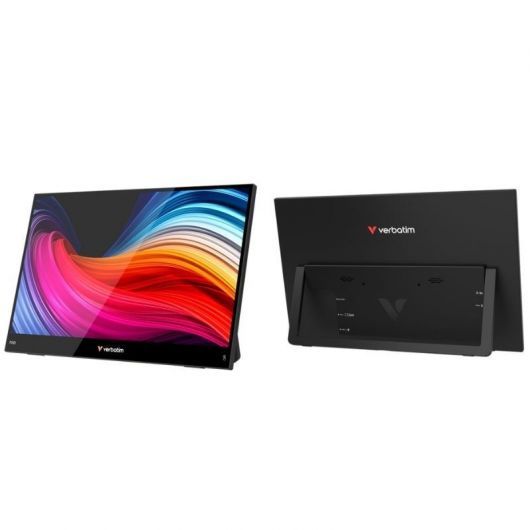 Monitor Portátil Táctil Verbatim Touch Light 15.6'/ Full HD/ Multimedia/ Negro Reacondicionado