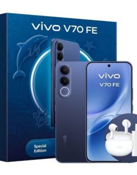 Smartphone Vivo V70 FE 8GB/ 256GB/ 6.83'/ 5G/ Azul/ Incluye Cargador + Auriculares