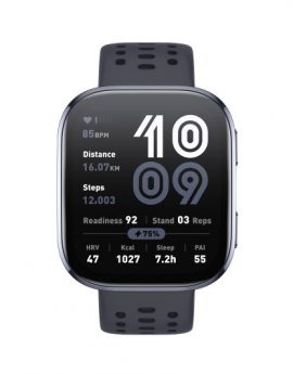 Amazfit Bip 6 Reloj Smartwatch 1.97' 2000 nits Mapas Offline 140 Deportes Negro