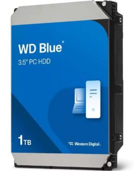 Disco Duro Western Digital WD Blue PC Desktop 1TB/ 3.5'/ SATA III/ 64MB