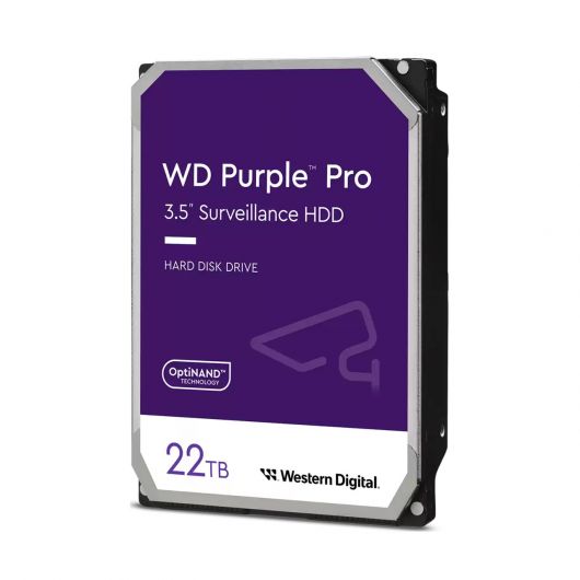 Western Digital Purple Pro HDD 22TB 7200 RPM 512MB 3.5' Sata3