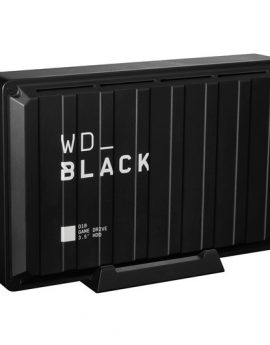 Disco duro externo Western Digital D10 Black 8TB Negro, Blanco