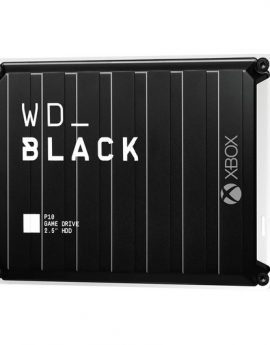 Disco duro externo Western Digital P10 5TB Negro, Blanco