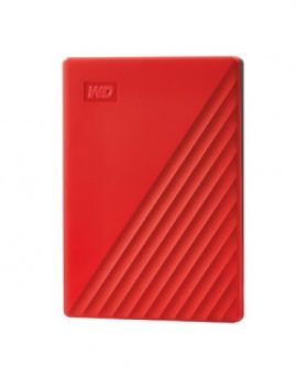 Disco duro externo Western Digital My Passport 2.5" 4TB Rojo