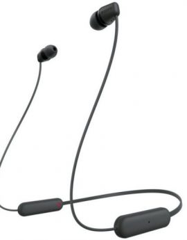 Auriculares Inalámbrico Intrauditivos Sony WI-C100/ con Micrófono/ Bluetooth/ Negros
