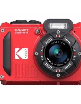 Cámara Digital Deportiva Kodak Pixpro WPZ2/ 16MP/ Zoom Óptico 4x/ Roja