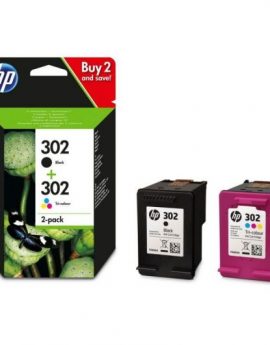 Cartucho de Tinta Original HP nº302 Multipack/ Negro/ Tricolor