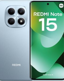 Smartphone Xiaomi Redmi Note 15 8GB/ 128GB/ 6.77'/ Azul Glaciar