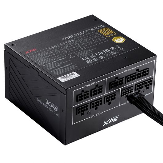 XPG COREREACTOR II VE 750W Fuente de alimentación 24-pin ATX Negro
