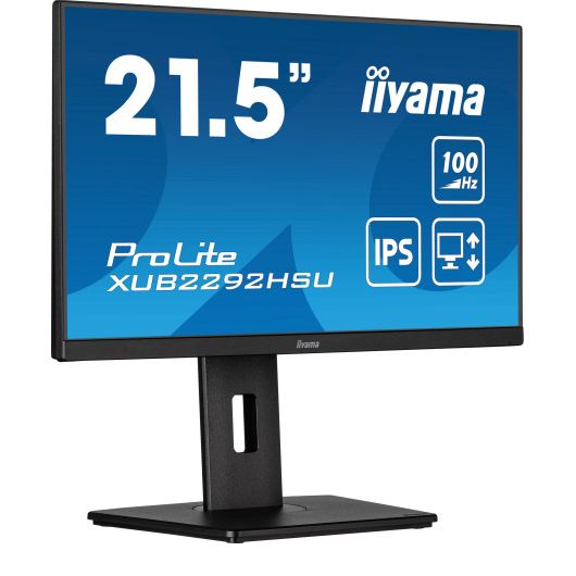 Iiyama ProLite XUB2292HSU-B6 22’ LED IPS FullHD 100Hz Negro 4 Iiyama ProLite XUB2292HSU-B6 22’ LED IPS FullHD 100Hz Negro