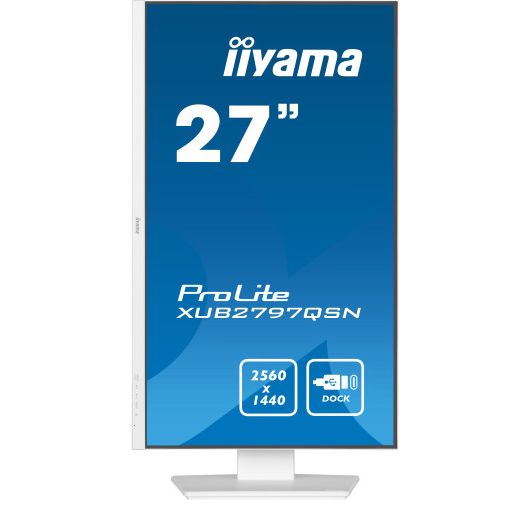iiyama XUB2797QSN-W2 pantalla para PC 68 iiyama XUB2797QSN-W2 pantalla para PC 68.6 cm (27') 2560 x 1440 Pixeles 4K Ultra HD LED Blanco