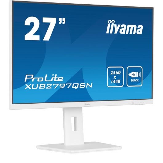 iiyama XUB2797QSN-W2 pantalla para PC 68 iiyama XUB2797QSN-W2 pantalla para PC 68.6 cm (27') 2560 x 1440 Pixeles 4K Ultra HD LED Blanco