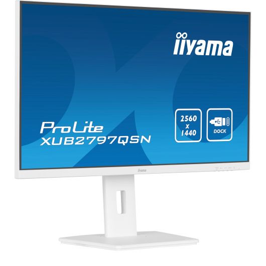 iiyama XUB2797QSN-W2 pantalla para PC 68 iiyama XUB2797QSN-W2 pantalla para PC 68.6 cm (27') 2560 x 1440 Pixeles 4K Ultra HD LED Blanco