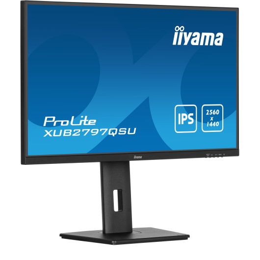 iiyama ProLite XUB2797QSU-B2 Monitor 68 iiyama ProLite XUB2797QSU-B2 Monitor 68.6 cm (27') 2560 x 1440 Pixeles 4K Ultra HD LED Negro