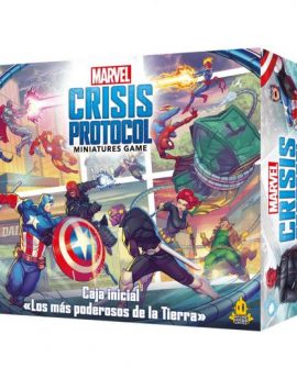 Juego de Mesa Marvel Crisis Protocol Caja Inicial Los Mas Poderosos de La Tierra Edad Recomendada 14 Años