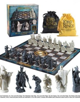 Juego de Mesa Ajedrez The Noble Collection El Señor de Los Anillos