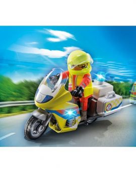 Playmobil Moto de Emergencias con Luz Intermiente