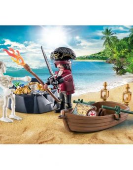 Playmobil Starter Pack Pirata con Bote de Remos