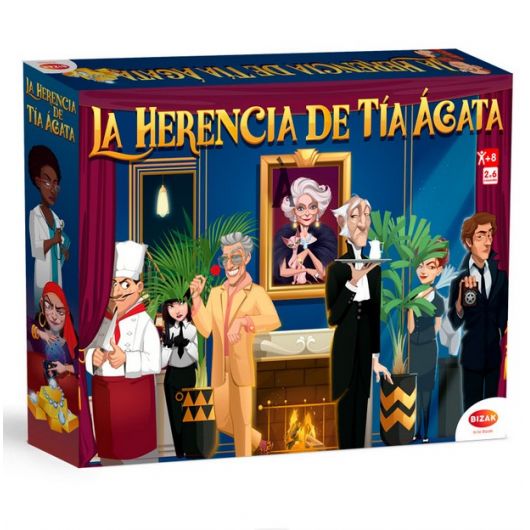 Juego de Mesa Bizak La Herencia de Tia Agata Pegi 8 2 Juego de Mesa Bizak La Herencia de Tia Agata Pegi 8