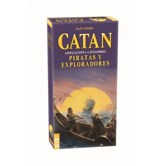 Juego de Mesa Devir Catan Piratas y Exploradores 5-6 Jugadores