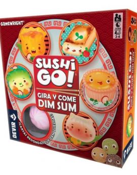 Juego de Mesa Sushi Go Gira y Come Dim Sum
